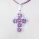 Small Cross - Noga-Mauve Suedine - 2
